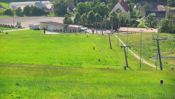 Horní část sjezdovky skiareálu Hlubočky