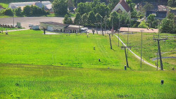 Horní část sjezdovky skiareálu Hlubočky