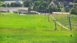 Horní část sjezdovky skiareálu Hlubočky