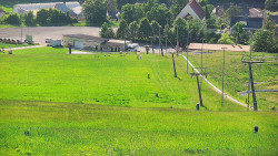 Horní část sjezdovky skiareálu Hlubočky