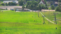Horní část sjezdovky skiareálu Hlubočky