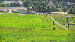 Horní část sjezdovky skiareálu Hlubočky