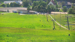 Horní část sjezdovky skiareálu Hlubočky