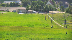 Horní část sjezdovky skiareálu Hlubočky