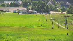 Horní část sjezdovky skiareálu Hlubočky