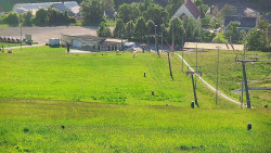 Horní část sjezdovky skiareálu Hlubočky