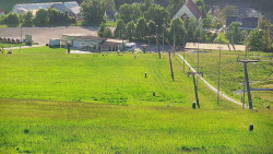 Horní část sjezdovky skiareálu Hlubočky