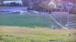 Horní část sjezdovky skiareálu Hlubočky