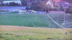 Horní část sjezdovky skiareálu Hlubočky