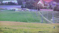 Horní část sjezdovky skiareálu Hlubočky