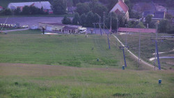 Horní část sjezdovky skiareálu Hlubočky