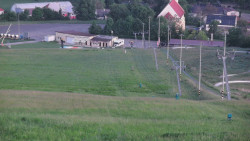 Horní část sjezdovky skiareálu Hlubočky