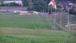 Horní část sjezdovky skiareálu Hlubočky