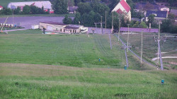 Horní část sjezdovky skiareálu Hlubočky