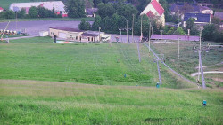 Horní část sjezdovky skiareálu Hlubočky