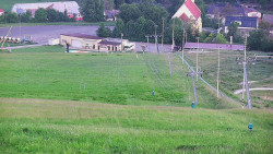 Horní část sjezdovky skiareálu Hlubočky