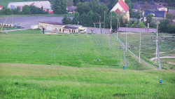 Horní část sjezdovky skiareálu Hlubočky