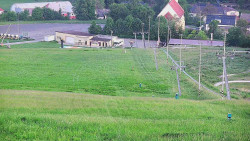Horní část sjezdovky skiareálu Hlubočky