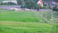 Horní část sjezdovky skiareálu Hlubočky