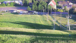 Horní část sjezdovky skiareálu Hlubočky
