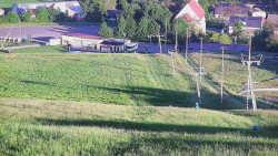 Horní část sjezdovky skiareálu Hlubočky