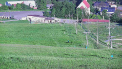 Horní část sjezdovky skiareálu Hlubočky