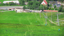 Horní část sjezdovky skiareálu Hlubočky