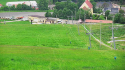 Horní část sjezdovky skiareálu Hlubočky
