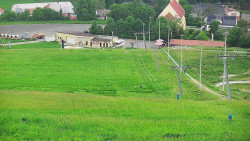 Horní část sjezdovky skiareálu Hlubočky