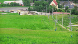 Horní část sjezdovky skiareálu Hlubočky