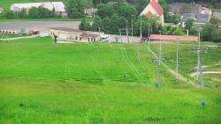 Horní část sjezdovky skiareálu Hlubočky
