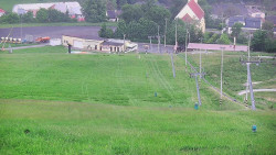 Horní část sjezdovky skiareálu Hlubočky