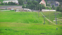 Horní část sjezdovky skiareálu Hlubočky