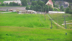 Horní část sjezdovky skiareálu Hlubočky