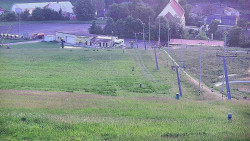 Horní část sjezdovky skiareálu Hlubočky