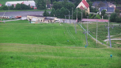 Horní část sjezdovky skiareálu Hlubočky