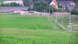 Horní část sjezdovky skiareálu Hlubočky