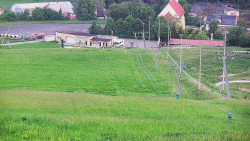 Horní část sjezdovky skiareálu Hlubočky