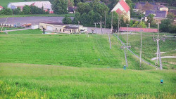 Horní část sjezdovky skiareálu Hlubočky
