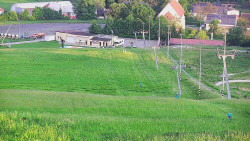 Horní část sjezdovky skiareálu Hlubočky