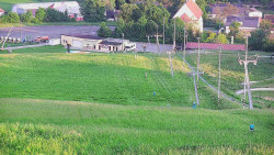 Horní část sjezdovky skiareálu Hlubočky