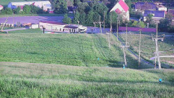 Horní část sjezdovky skiareálu Hlubočky
