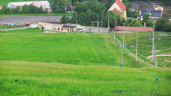 Horní část sjezdovky skiareálu Hlubočky