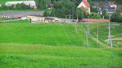 Horní část sjezdovky skiareálu Hlubočky