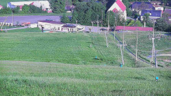 Horní část sjezdovky skiareálu Hlubočky