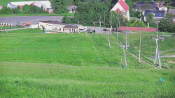 Horní část sjezdovky skiareálu Hlubočky