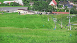Horní část sjezdovky skiareálu Hlubočky