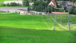 Horní část sjezdovky skiareálu Hlubočky