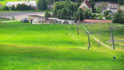 Horní část sjezdovky skiareálu Hlubočky
