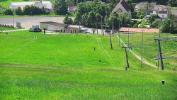 Horní část sjezdovky skiareálu Hlubočky